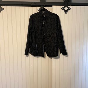 Coldwater Creek jacket- reversible. Size 14. Soft feel to this textured piece.